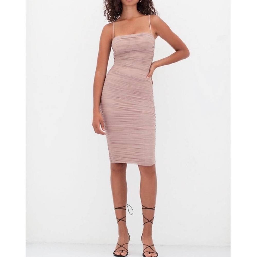 Aritzia Babaton Luxor Dress - Pink
